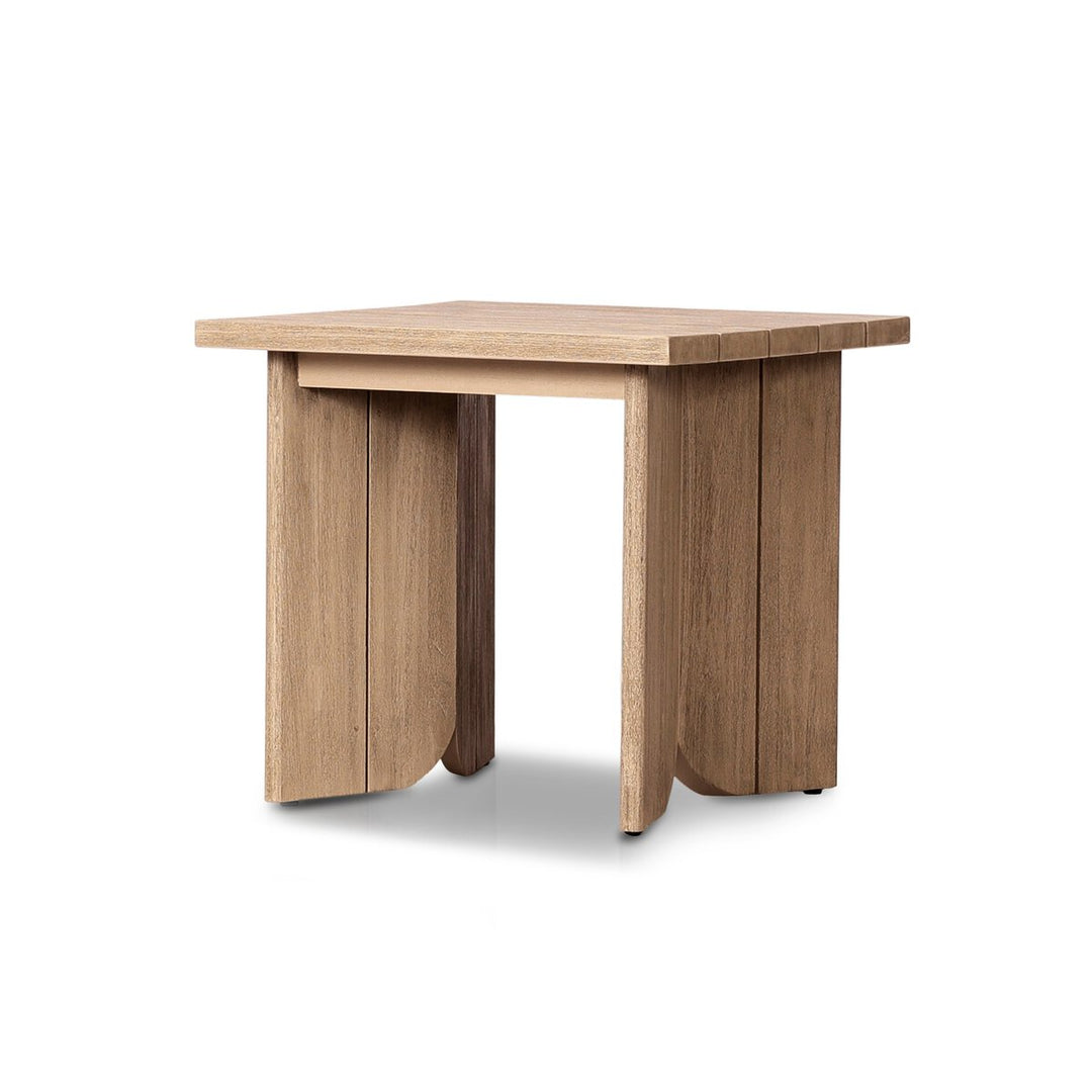 Odette Outdoor End Table - Washed Brown