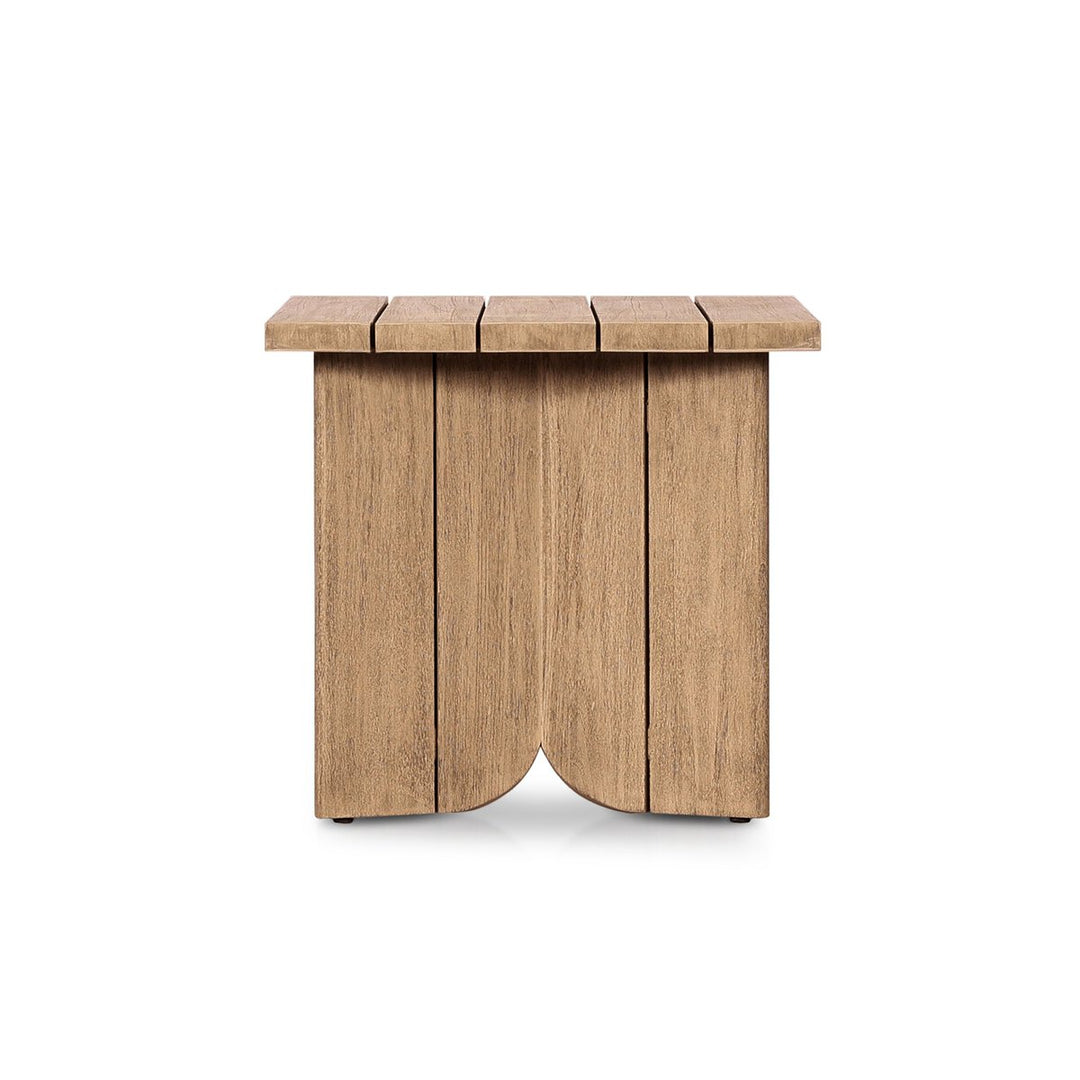 Odette Outdoor End Table - Washed Brown