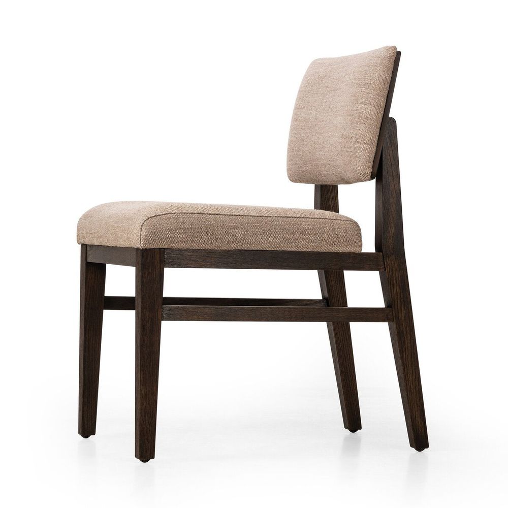 Marco Dining Chair - Alcala Fawn - Dark Oak