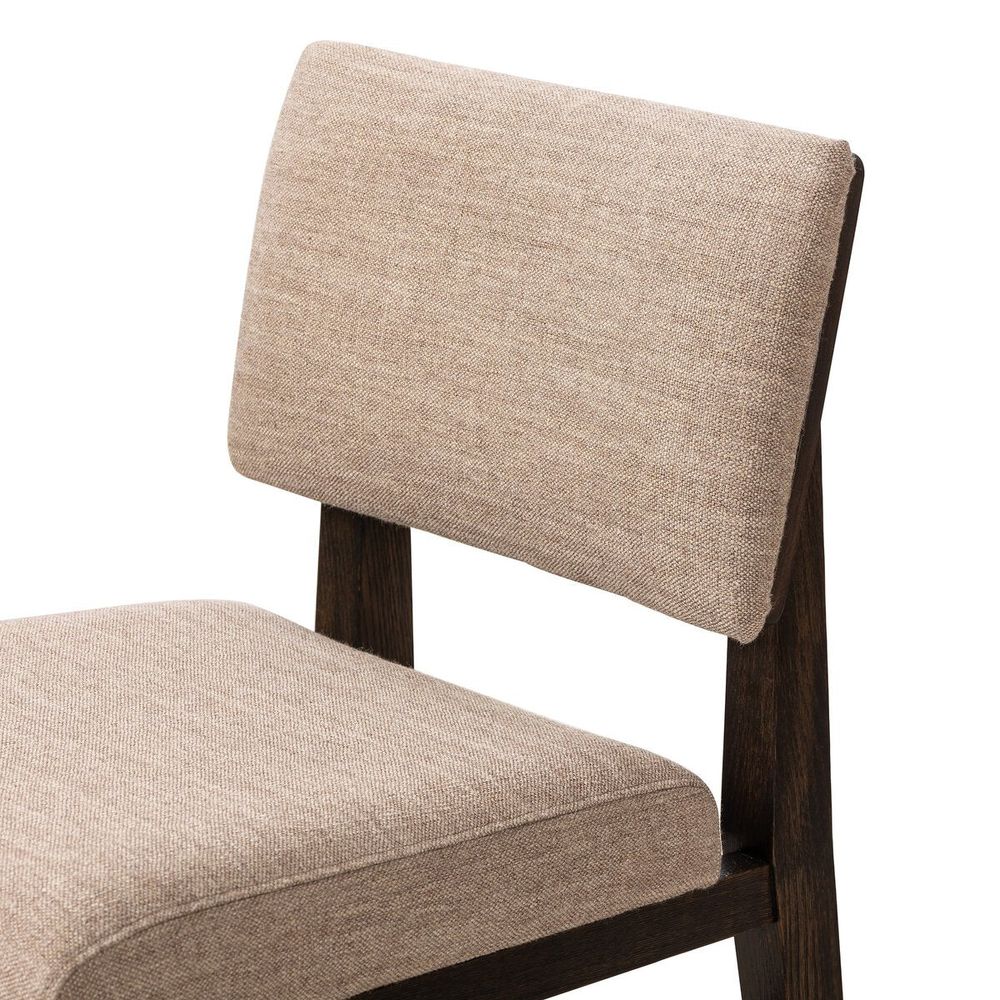 Marco Dining Chair - Alcala Fawn - Dark Oak