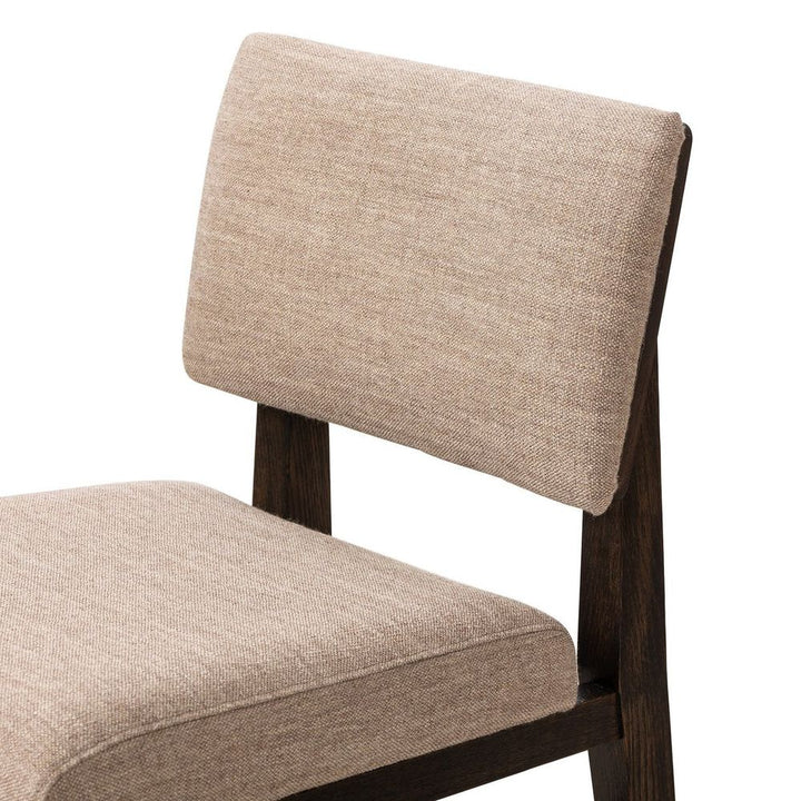 Marco Dining Chair - Alcala Fawn - Dark Oak