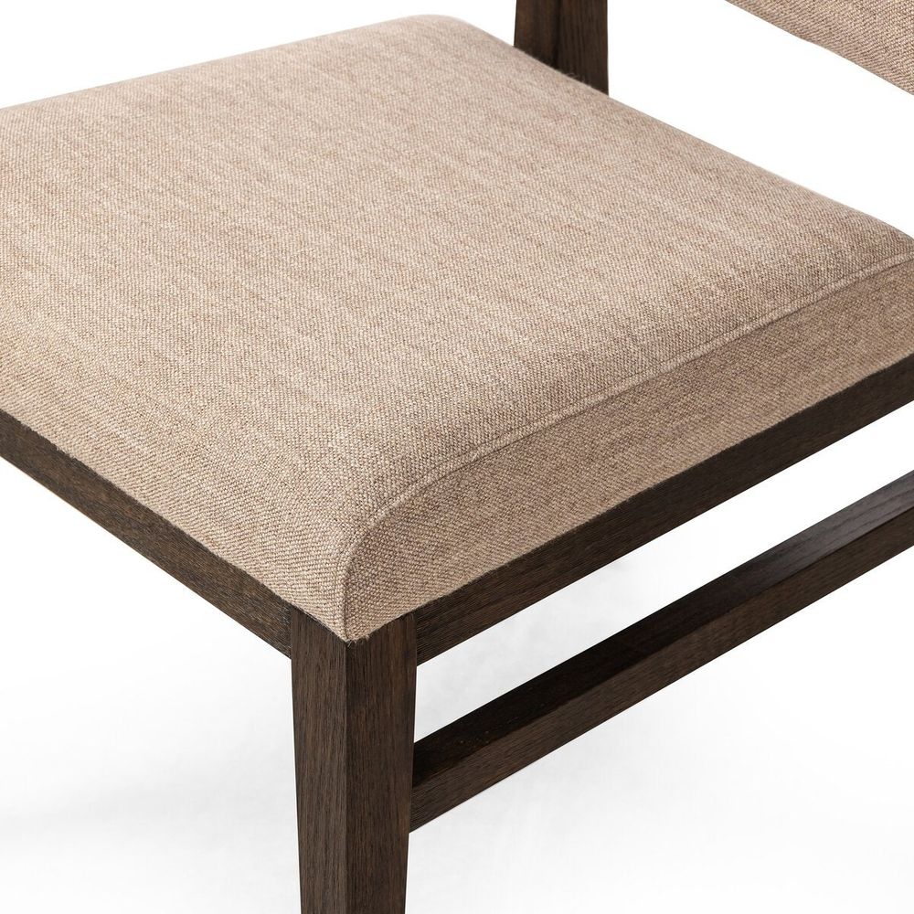Marco Dining Chair - Alcala Fawn - Dark Oak