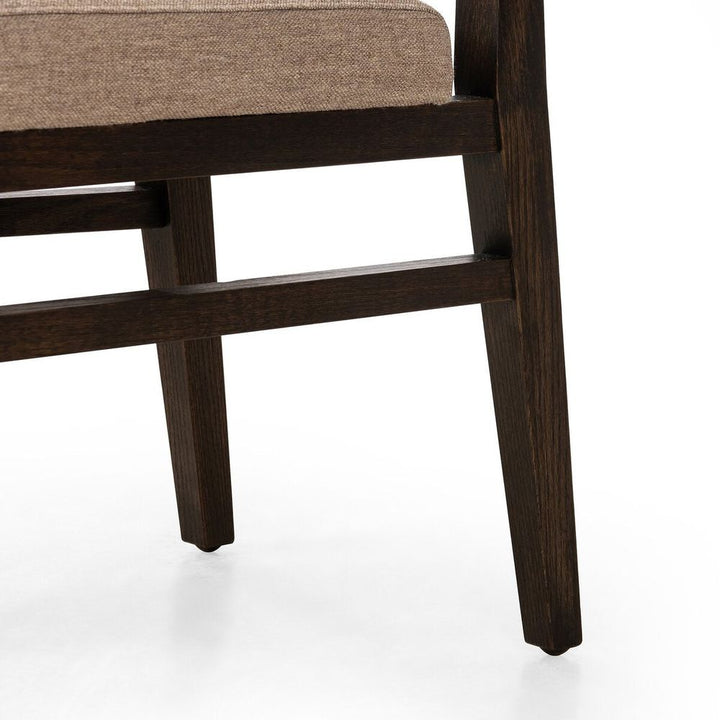 Marco Dining Chair - Alcala Fawn - Dark Oak