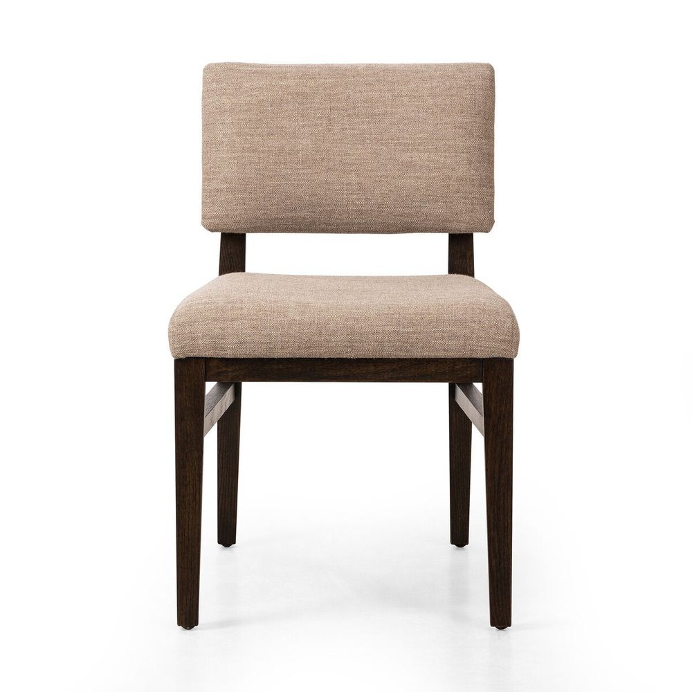 Dining Chairs Carlo Dining Chair: Alcala Fawn - Dark Oak - Dark Oak Veneer