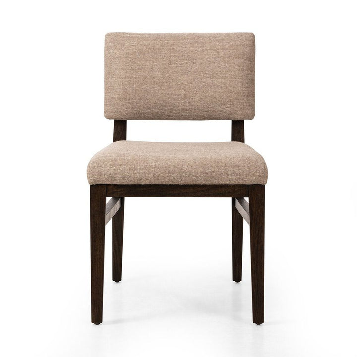 Dining Chairs Carlo Dining Chair: Alcala Fawn - Dark Oak - Dark Oak Veneer
