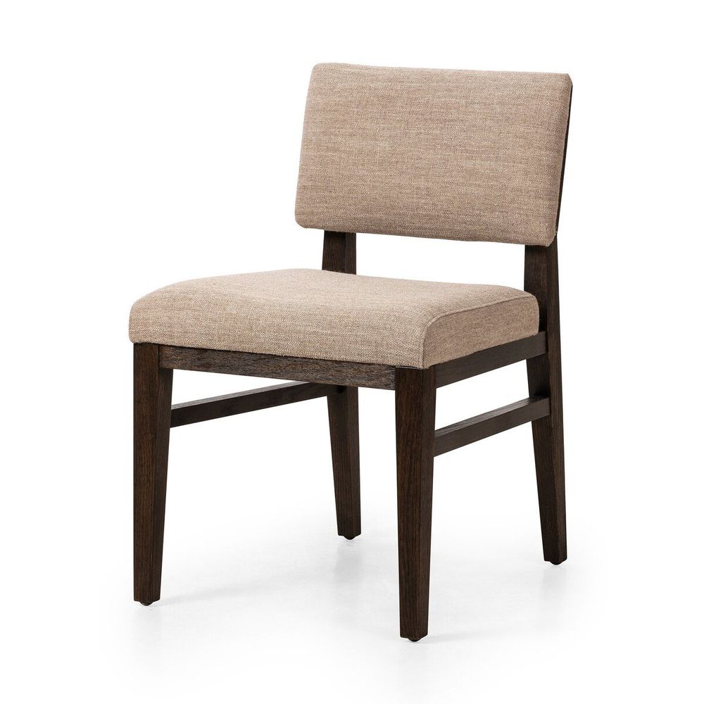Dining Chairs Carlo Dining Chair: Alcala Fawn - Dark Oak - Dark Oak Veneer