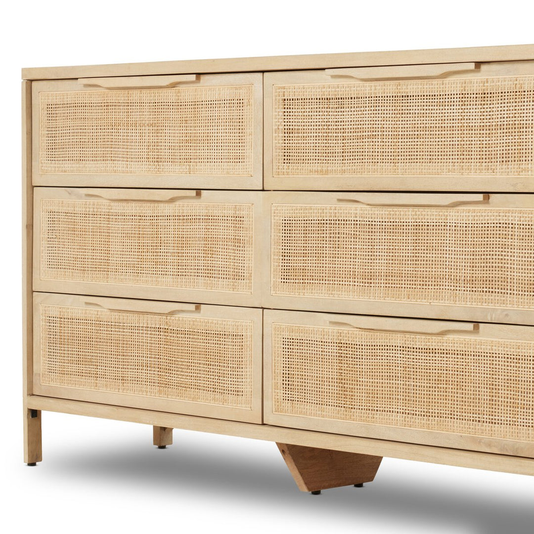 Adelaide 9 Drawer Dresser - Natural Mango