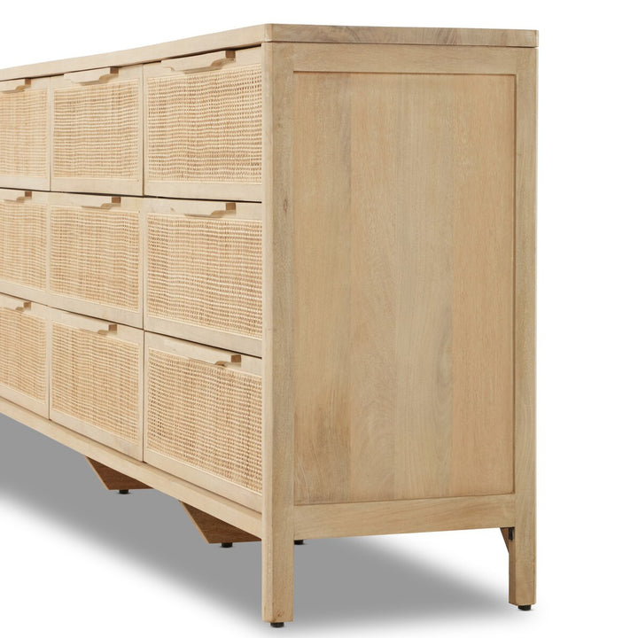 Adelaide 9 Drawer Dresser - Natural Mango