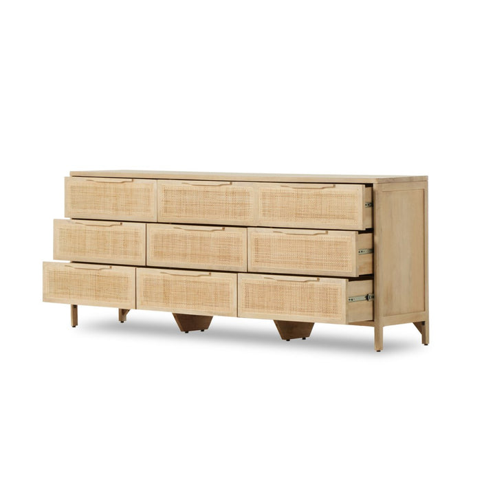 Adelaide 9 Drawer Dresser - Natural Mango