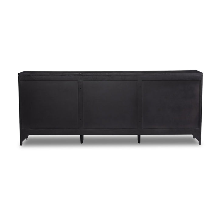 Adelaide 9 Drawer Dresser - Black Wash W/ Black Cane