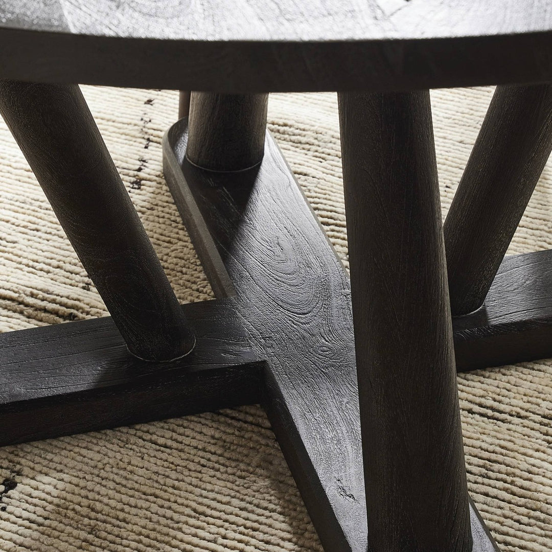 Jasper Dining Table - Dark Anthracite