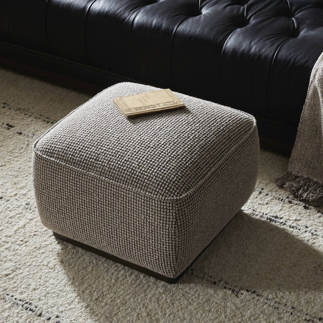 Radcliffe Square Ottoman - 21" - Barrow Taupe