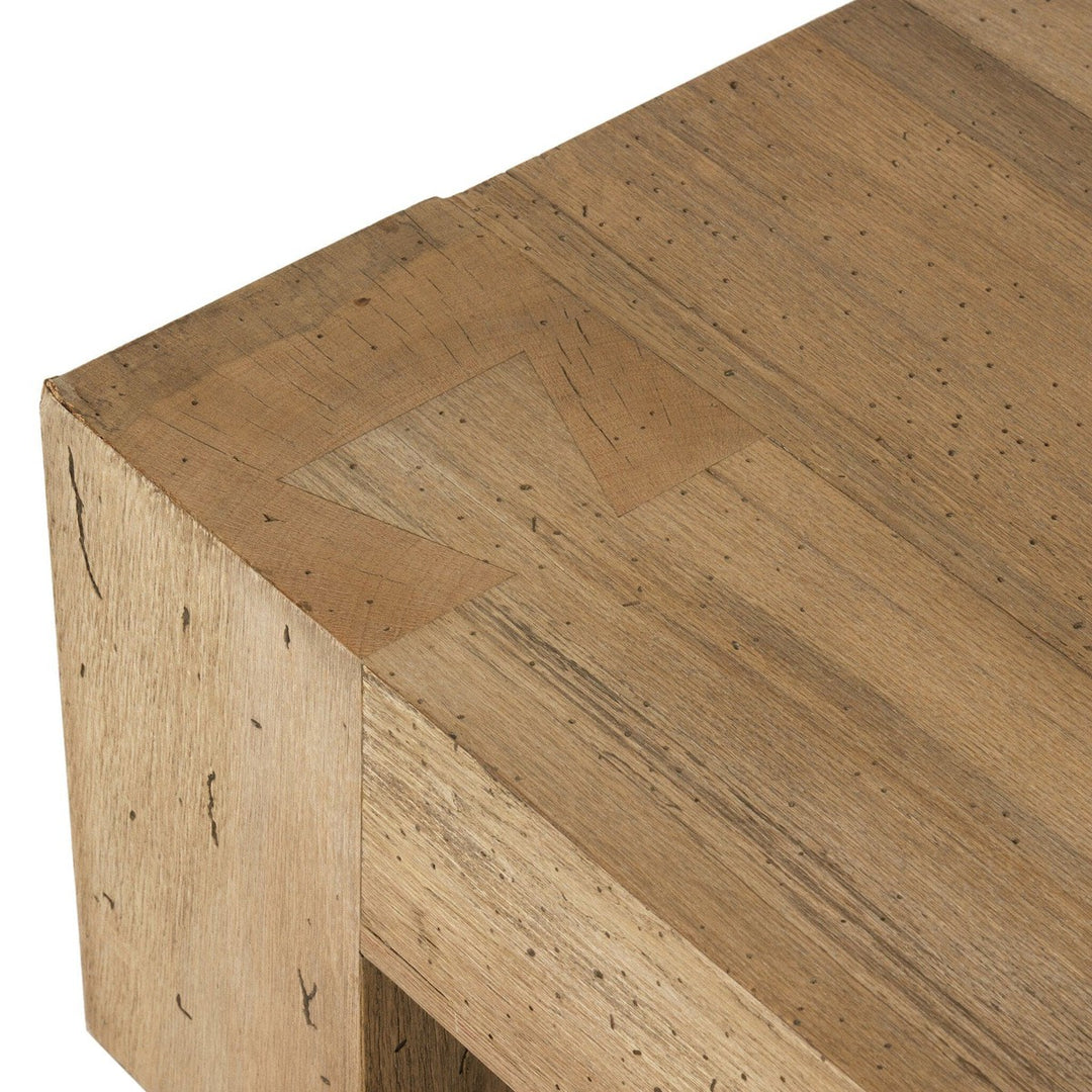 Callan Rectangular Coffee Table - Rustic Wormwood Oak