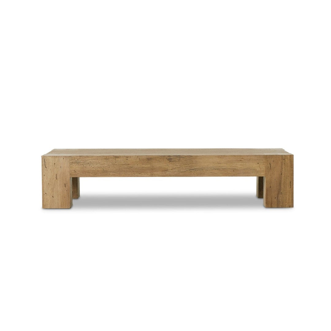 Callan Rectangular Coffee Table - Rustic Wormwood Oak