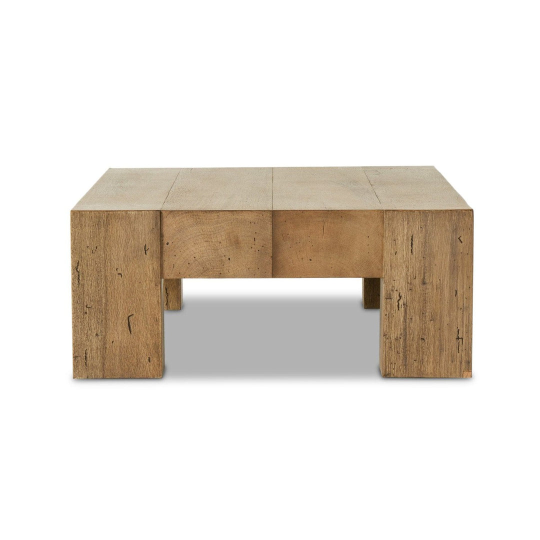 Callan Rectangular Coffee Table - Rustic Wormwood Oak