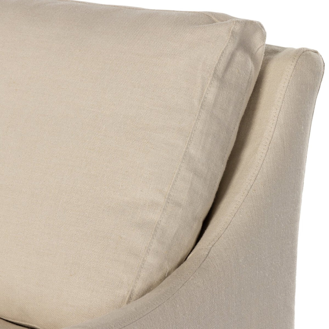 Colette Slipcover Swivel Chair