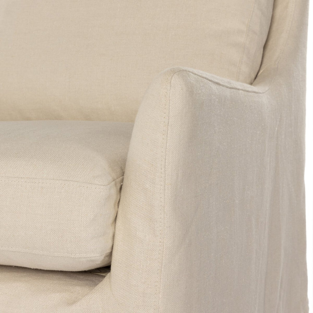 Colette Slipcover Swivel Chair