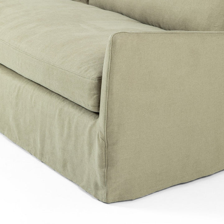 Colette Slipcover Sofa - Khaki