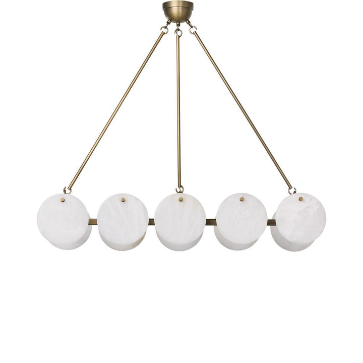 Chandeliers Marceline Chandelier - Antique Brass Iron