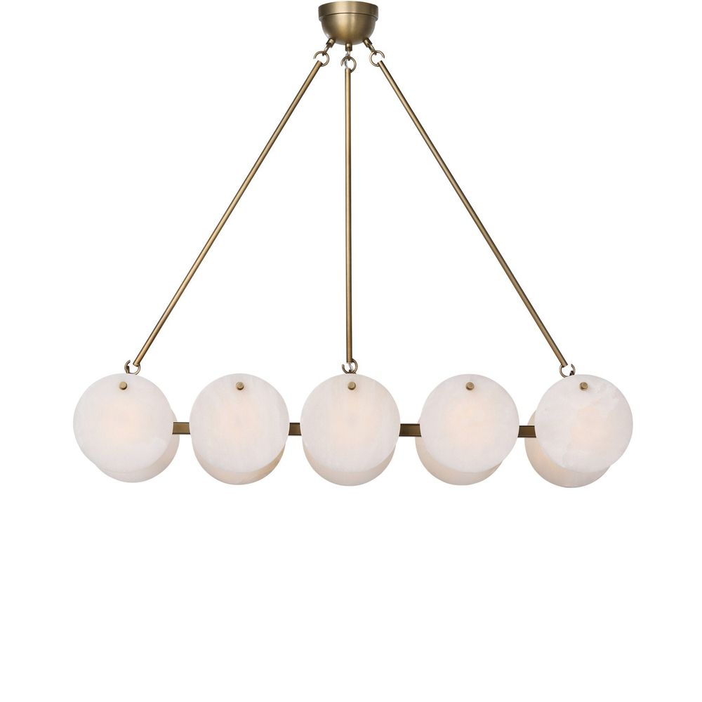 Chandeliers Marceline Chandelier - Antique Brass Iron