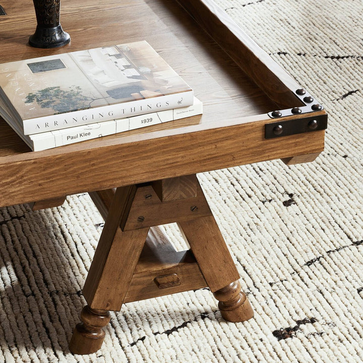 The Can'T Explain It Table - Distressed Brown Veneer