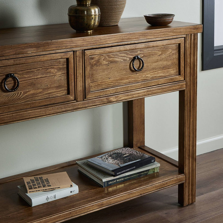 The Lazy Monsieur Larouche Table - Distressed Brown