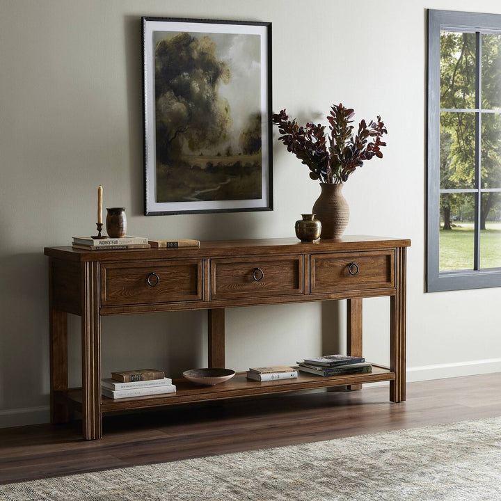 The Lazy Monsieur Larouche Table - Distressed Brown