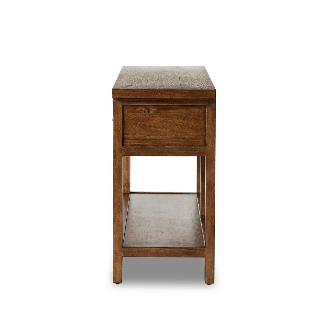 The Lazy Monsieur Larouche Table - Distressed Brown