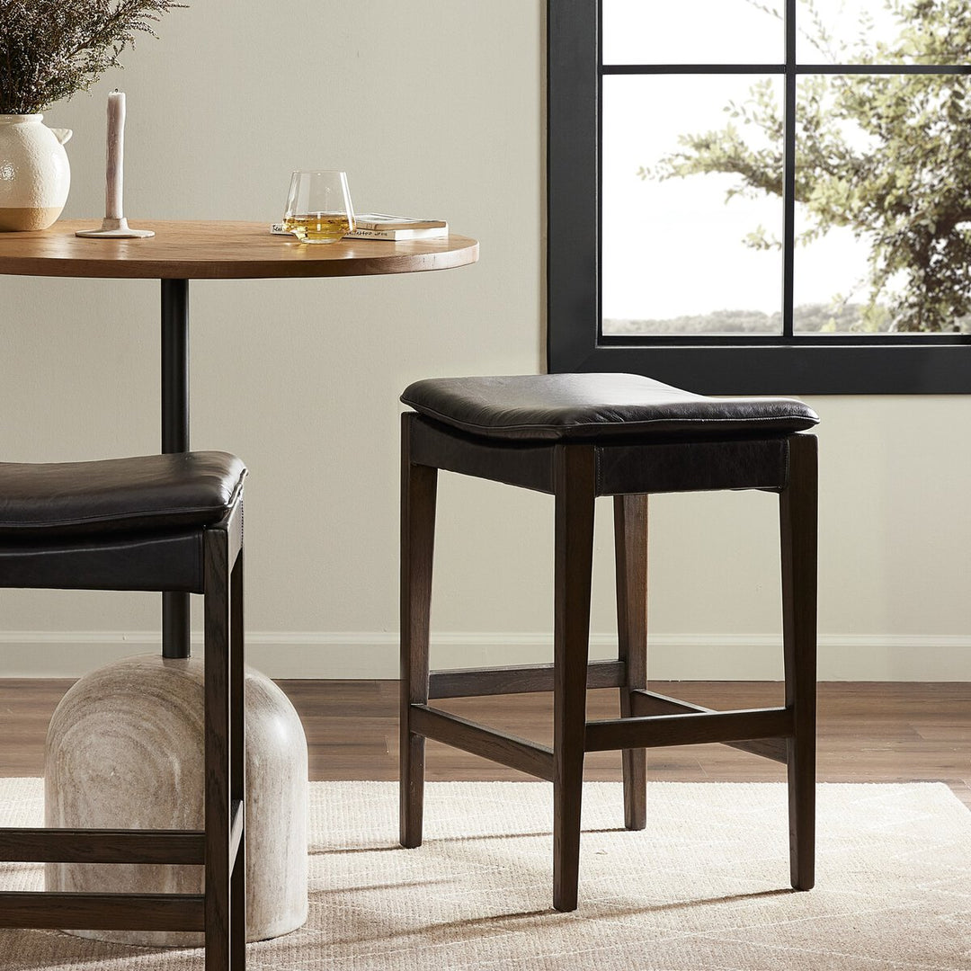 Nia Bar + Counter Stool - Bar - Sonoma Black