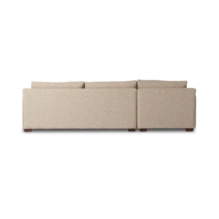 Kingston 2-Piece Sectional - Delta Sand - Left Chaise