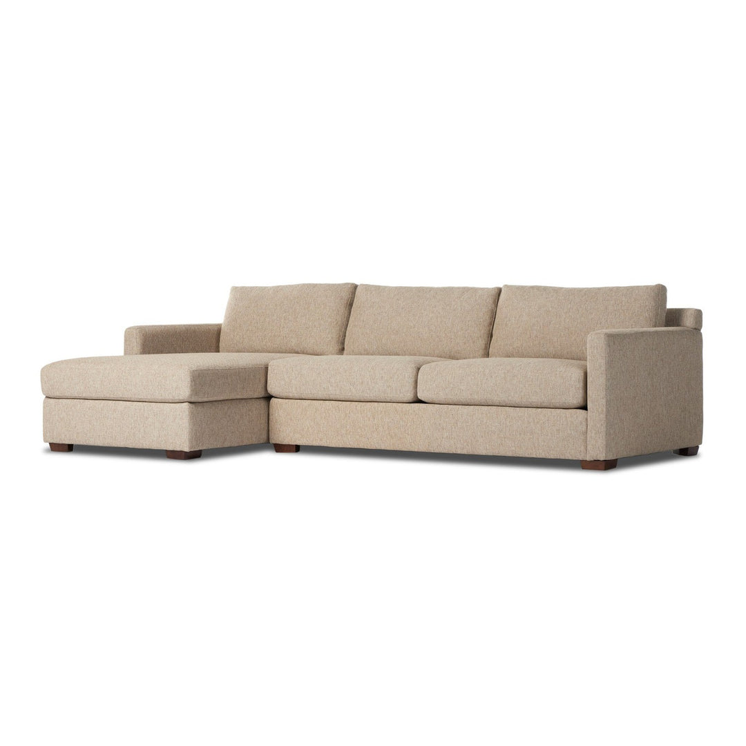 Kingston 2-Piece Sectional - Delta Sand - Left Chaise