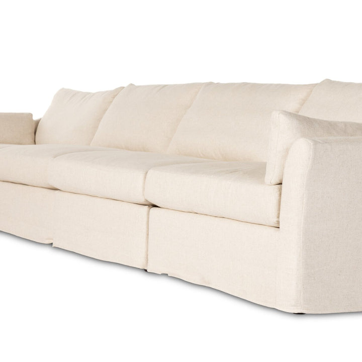 Fairview 4-Piece Slipcover Sectional - 4-Piece Sectional