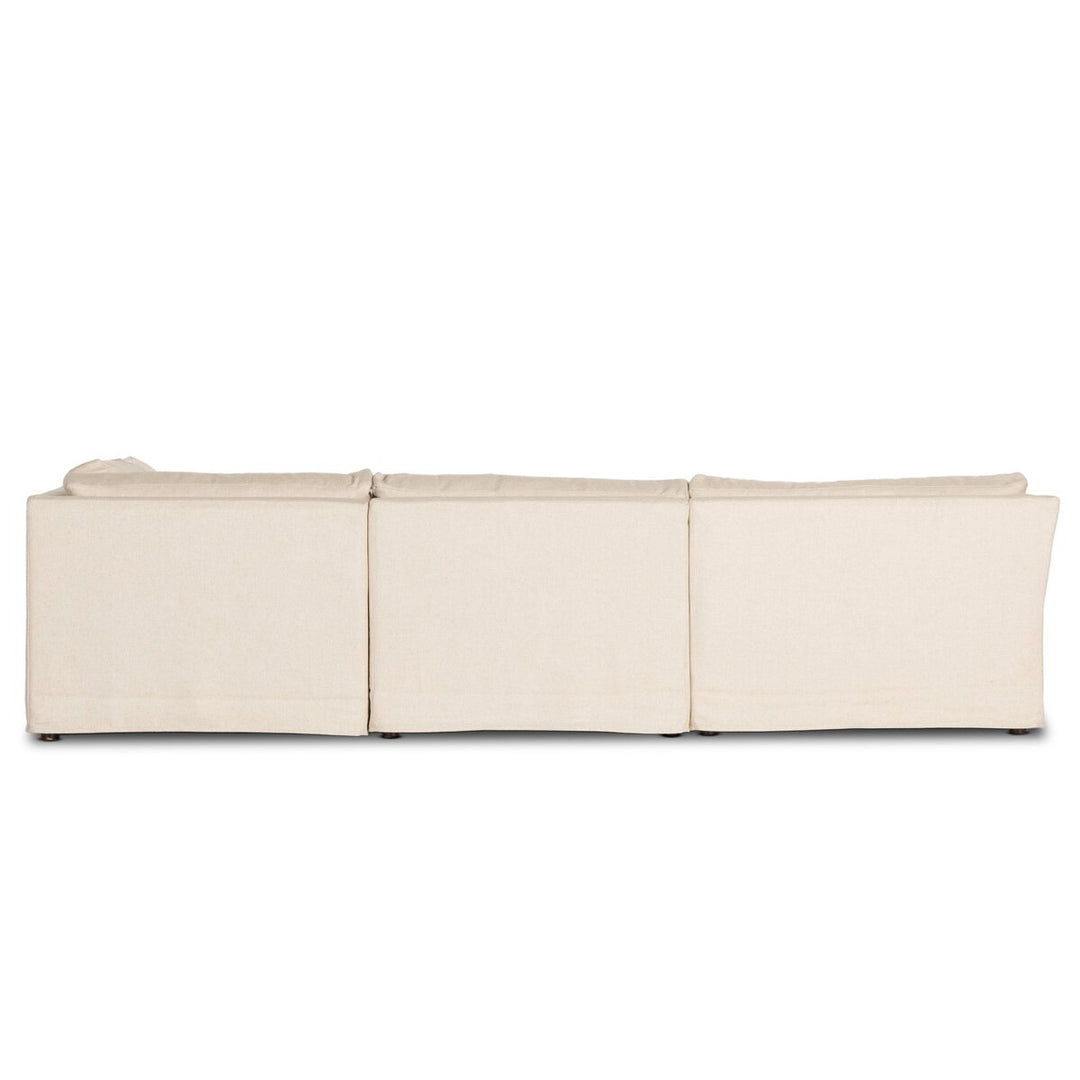 Fairview 4-Piece Slipcover Sectional - Left Arm Facing W/ Ottoman