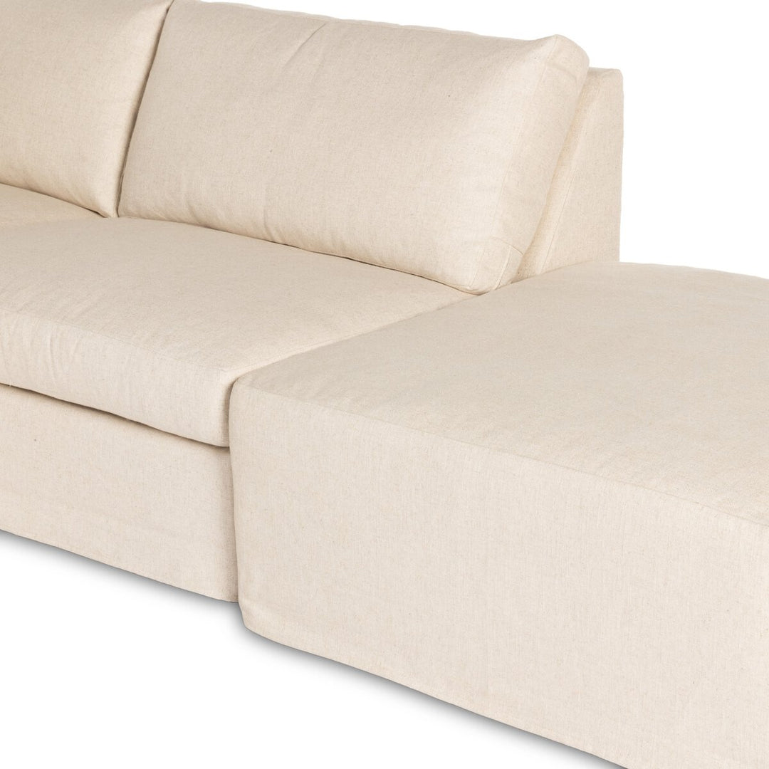 Fairview 4-Piece Slipcover Sectional - Left Arm Facing W/ Ottoman