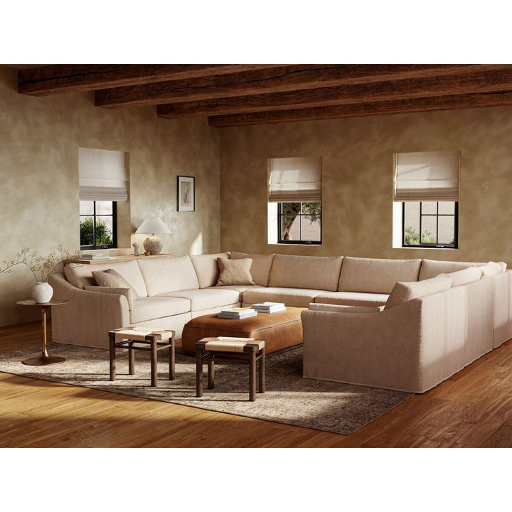 Fairview 8-Piece Slipcover Sofa Sectional - 8-Piece Sectional