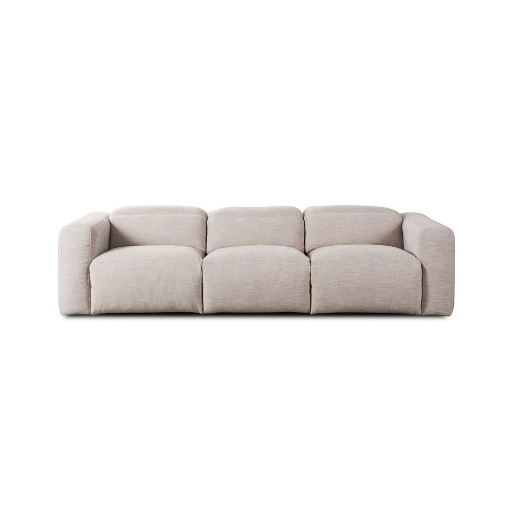 Sectionals: Recliners Fauna Power Recliner 3-Piece Sectional - Laken Stone