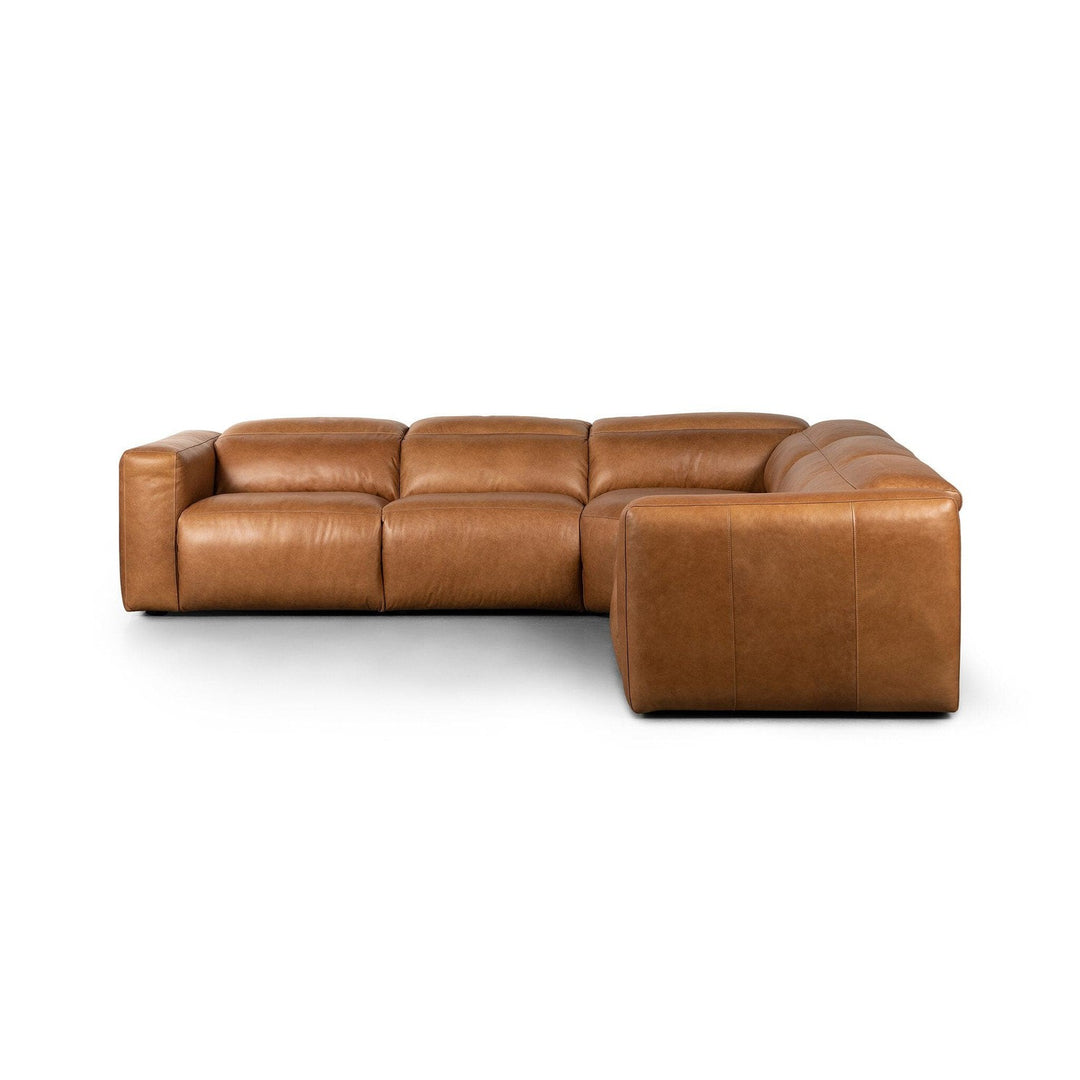 Carter Power Recliner 5-Piece Sectional - Sonoma Butterscotch