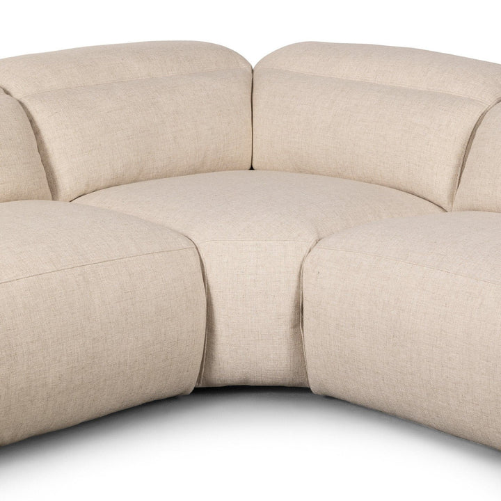 Carter Power Recliner 5-Piece Sectional - Antigo Natural