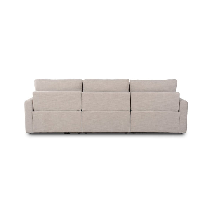 Miller Power Recliner 3-Piece Sectional - Laken Stone - 111"