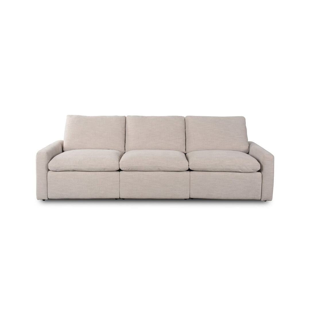 Miller Power Recliner 3-Piece Sectional - Laken Stone - 111"