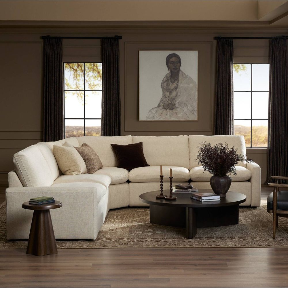 Miller Power Recliner 5pc Sectional - Antigo Natural