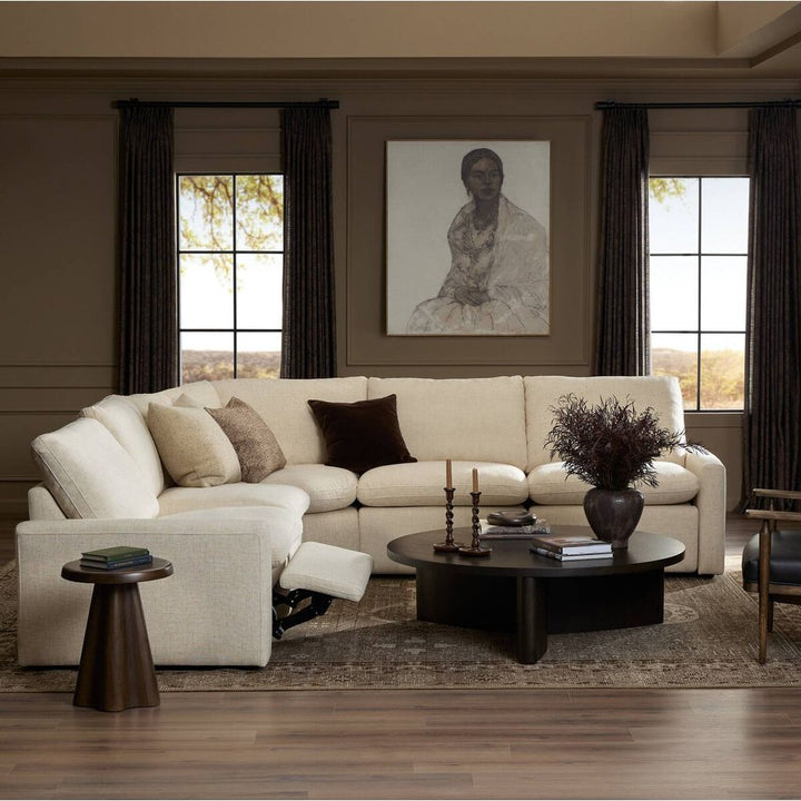 Miller Power Recliner 5pc Sectional - Antigo Natural