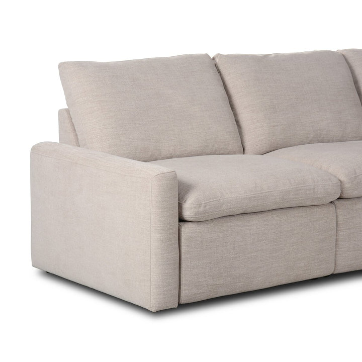 Miller Power Recliner 5-Piece Sectional - Laken Stone