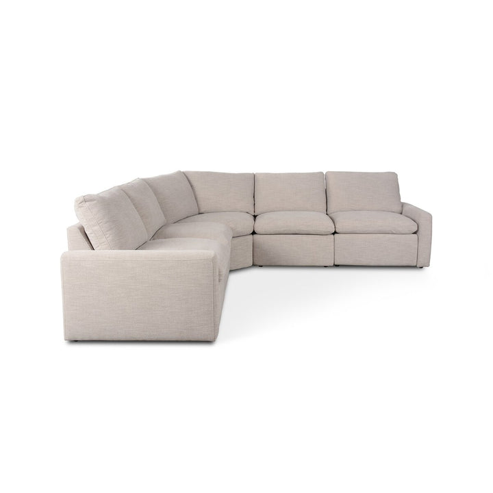 Miller Power Recliner 5-Piece Sectional - Laken Stone