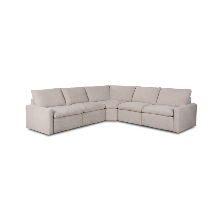 Miller Power Recliner 5-Piece Sectional - Laken Stone