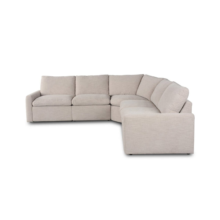 Miller Power Recliner 5-Piece Sectional - Laken Stone