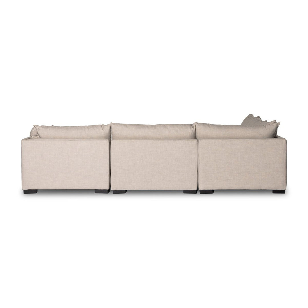 Edgewood 5-Piece Sectional - Raf W/ Ottoman - Bennett Moon