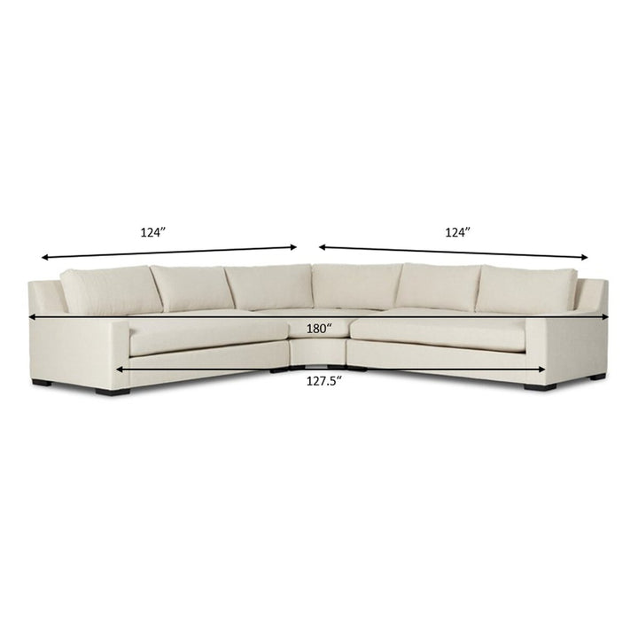 Bennett 3-Piece Sectional - 3-Piece Sectional - Vesuvio Cafe