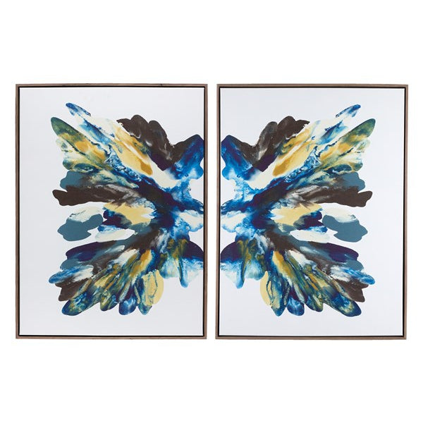 Rorschach Aura Diptych By Orfeo Quagliata-Four Hands-FH-239100-002-Wall Art30"X20"-1-France and Son