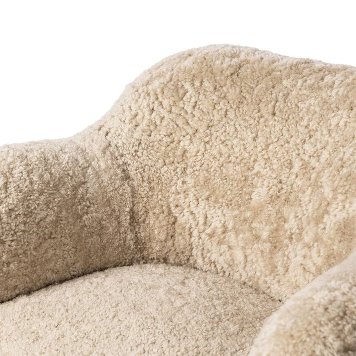 Julius Swivel Chair - Shearling